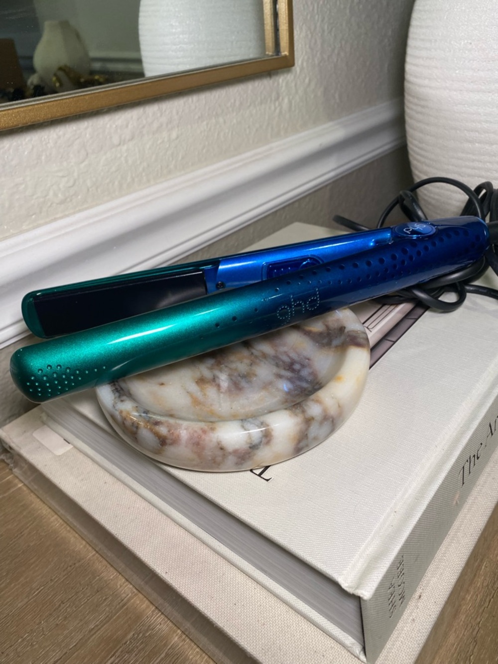 Limited Edition GHD Lagoon Paradise Blue 1” Hair Straightener - GREAT CONDITION!